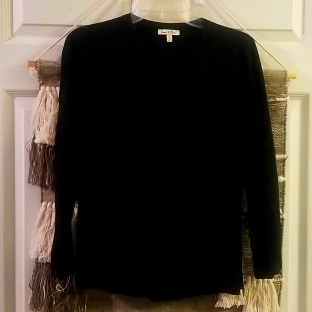 Black Ethnic embroidered Blouse Small